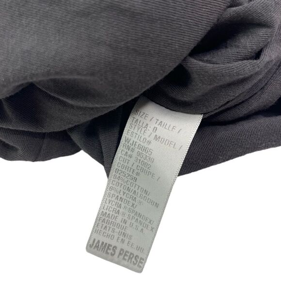 James Perse Ruched Long Sleeve Midi Dress - Picture 9 of 9